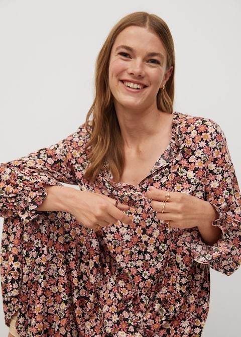 Printed long dress
