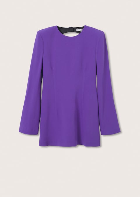 Cut-out back dress