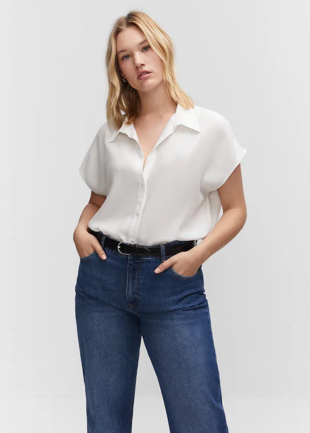 Sleeveless lyocell shirt