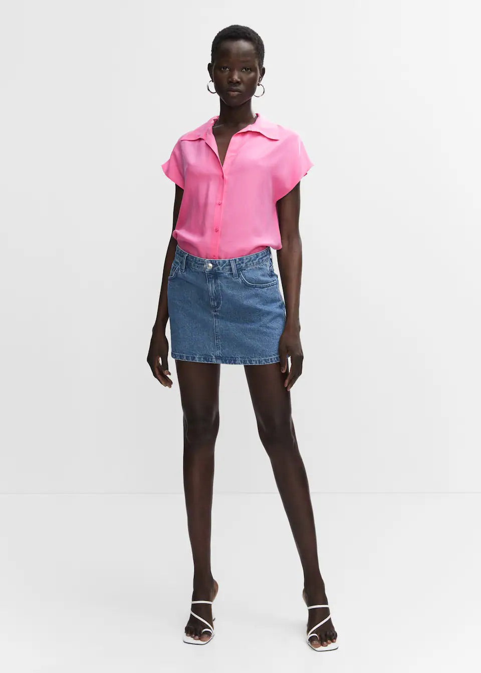 Sleeveless lyocell shirt
