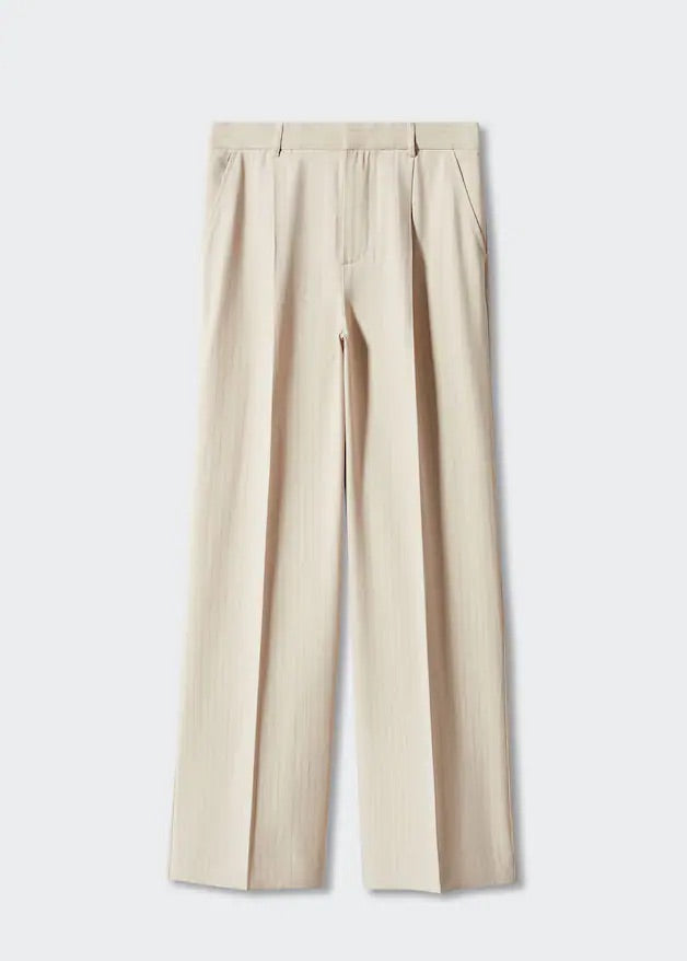 Chalk-stripe trousers