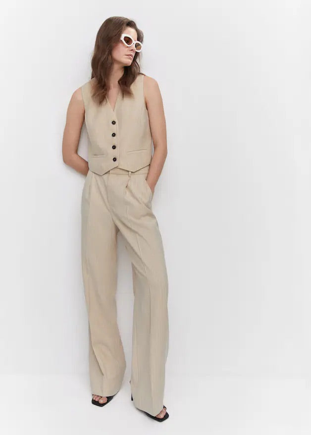 Chalk-stripe trousers