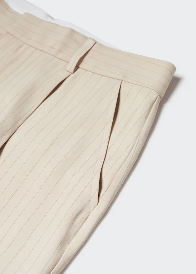 Chalk-stripe trousers
