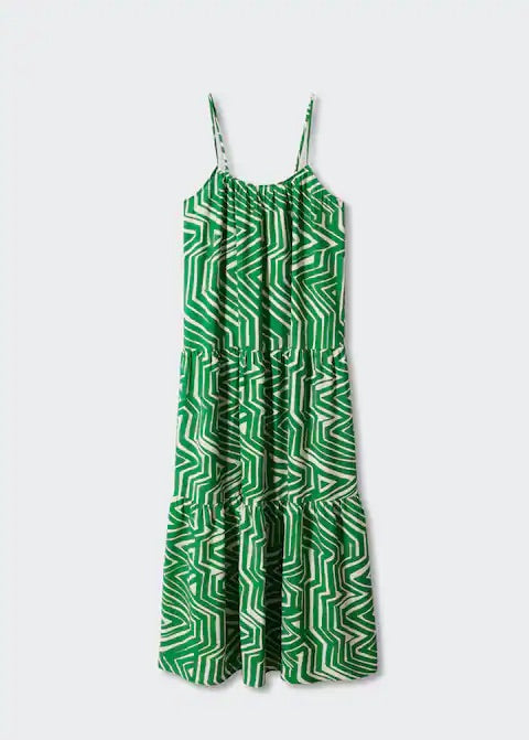 Printed long dress