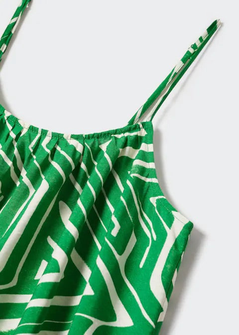 Printed long dress
