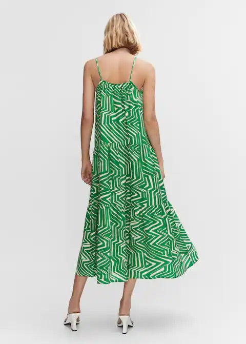 Printed long dress