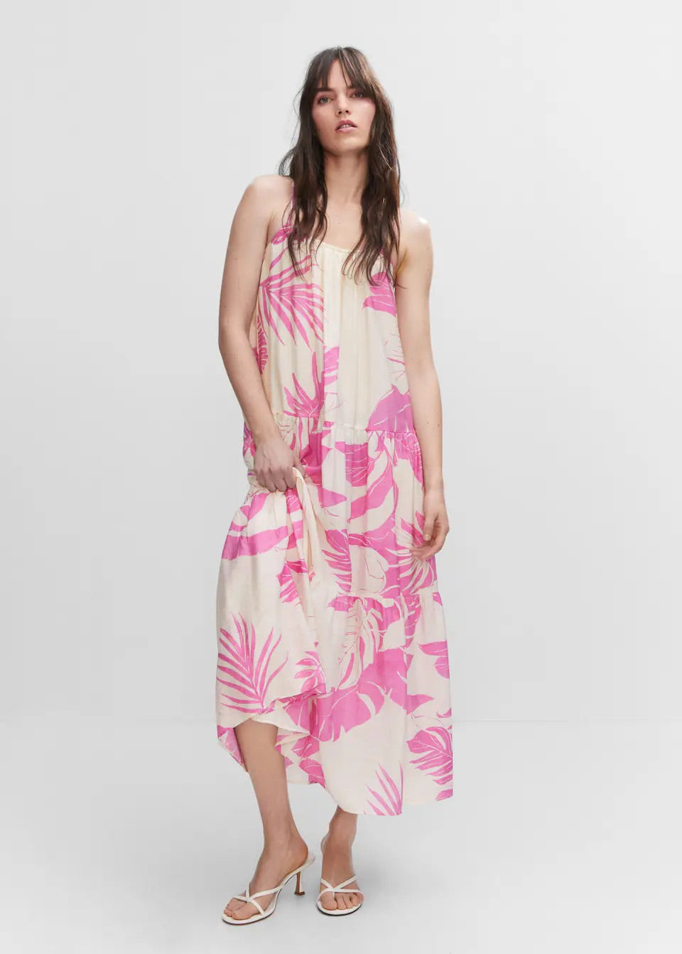 Printed long dress