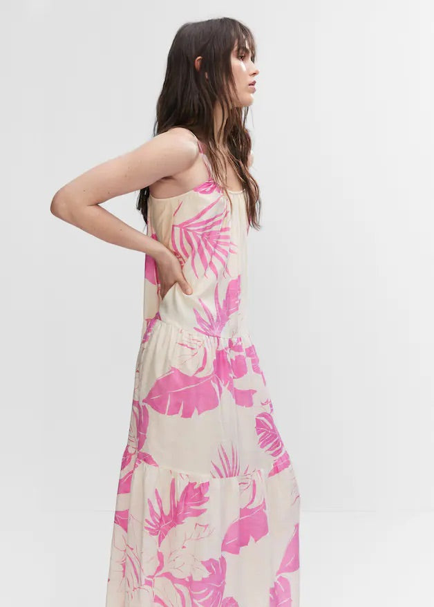 Printed long dress