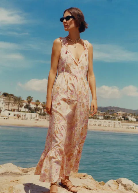 Cord floral dress