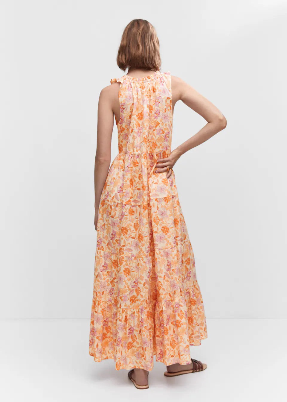 Cord floral dress