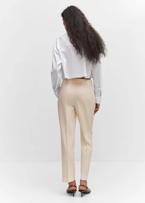 Straight suit trousers