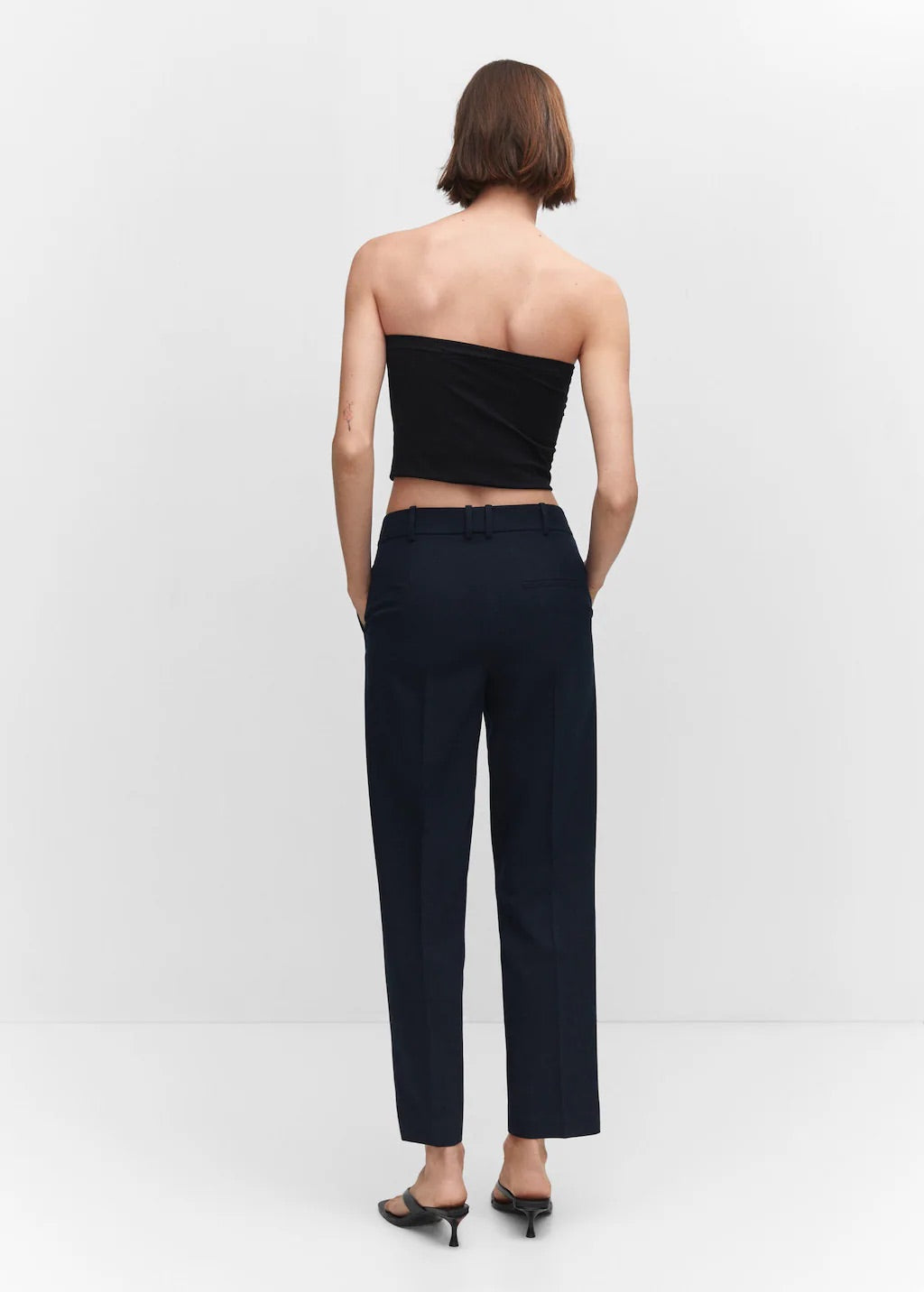 Straight suit trousers