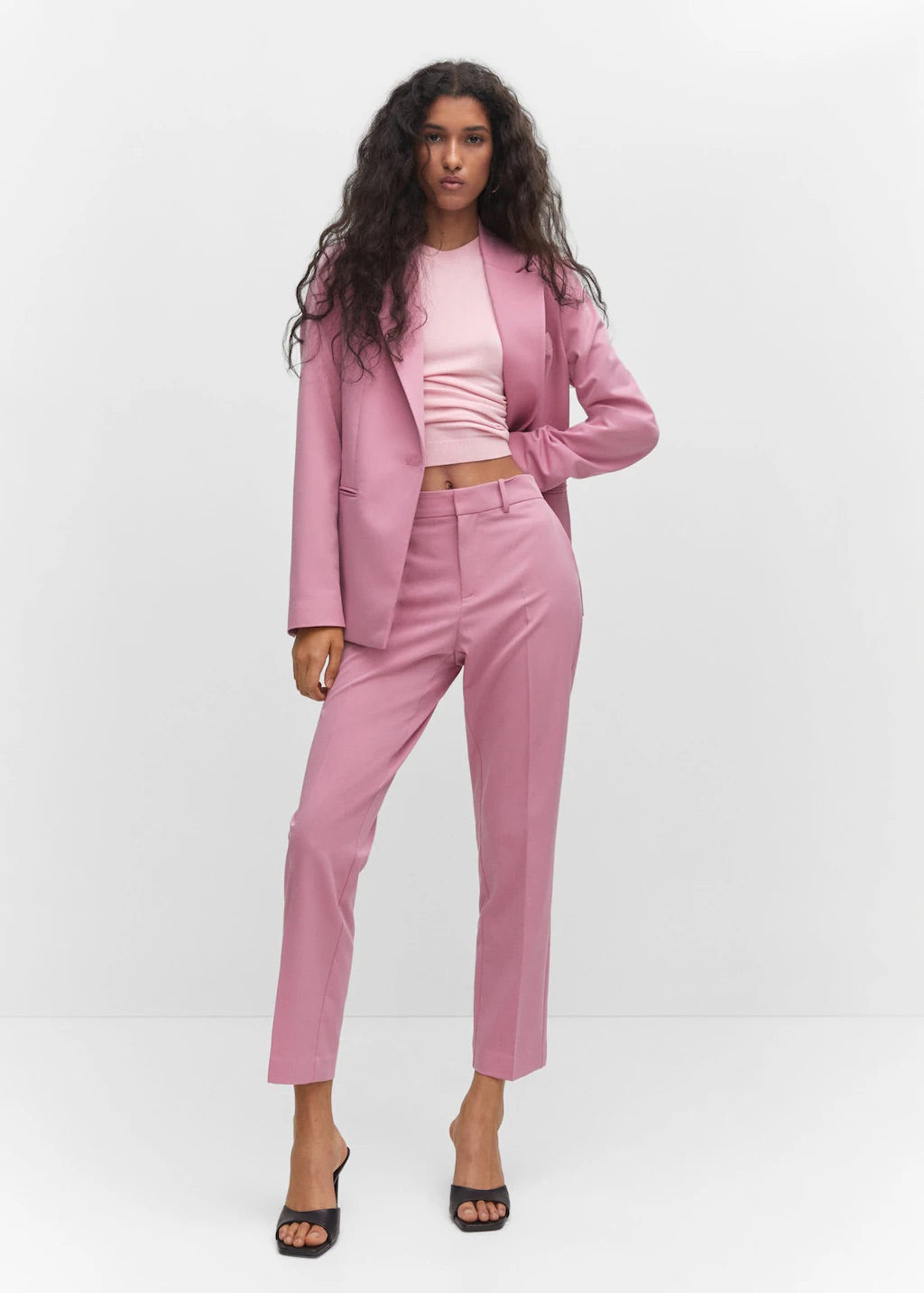 Straight suit trousers