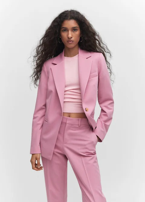 Straight suit trousers