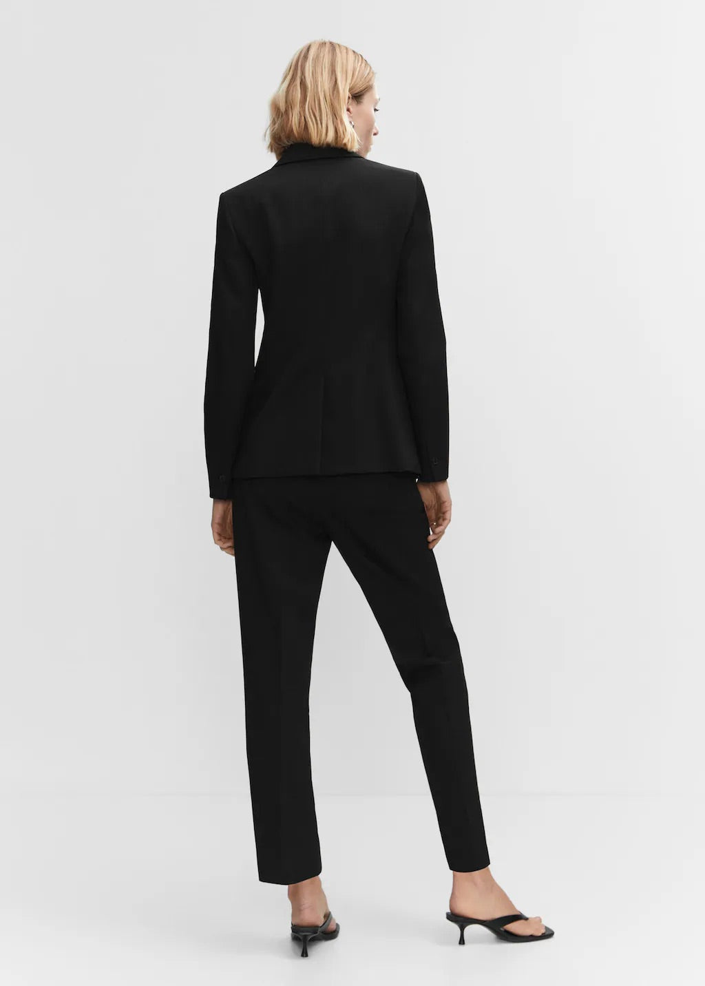 Straight suit trousers