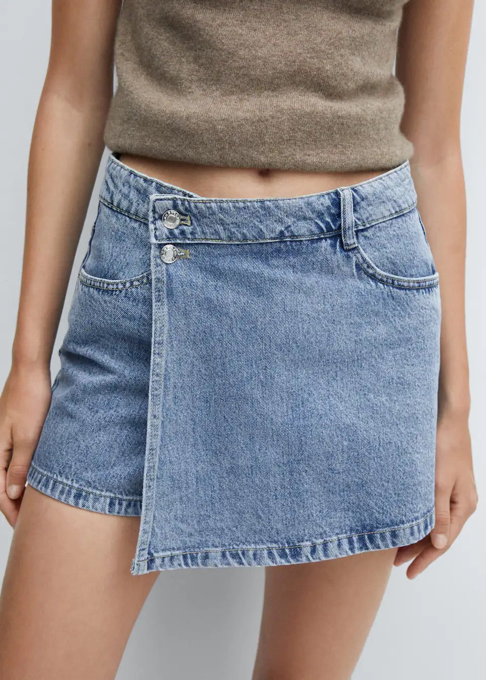 Denim culottes