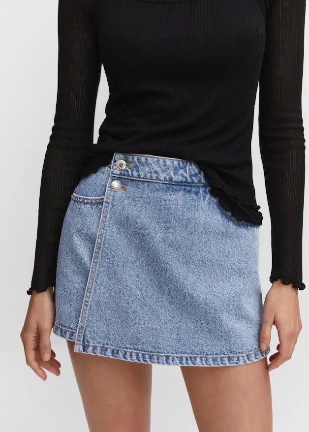 Denim culottes