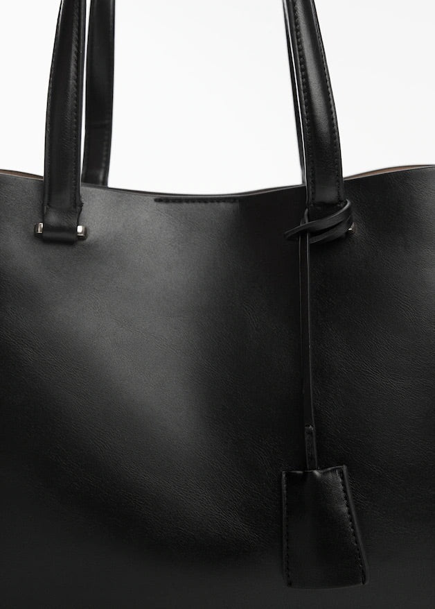 Double compartment shopper bag