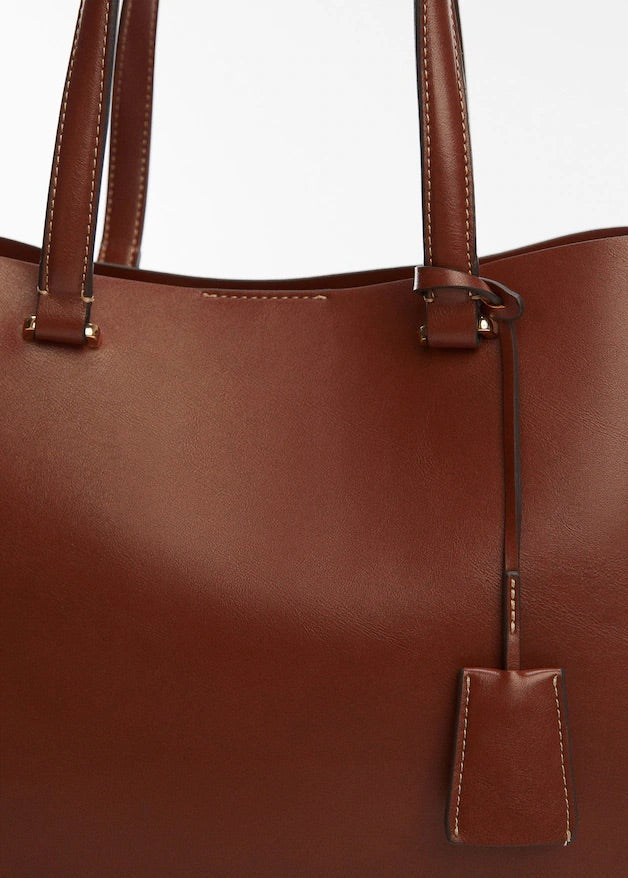 Double compartment shopper bag