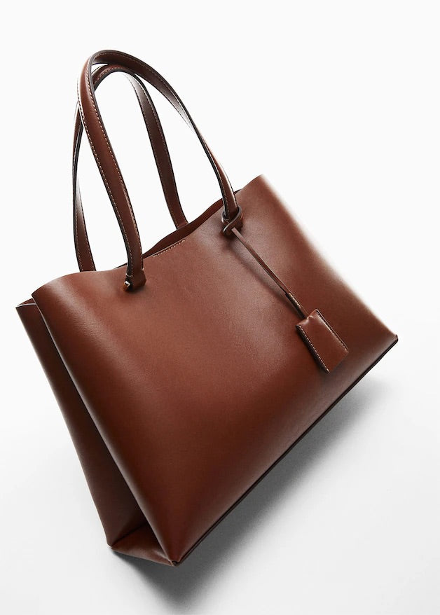 Double compartment shopper bag