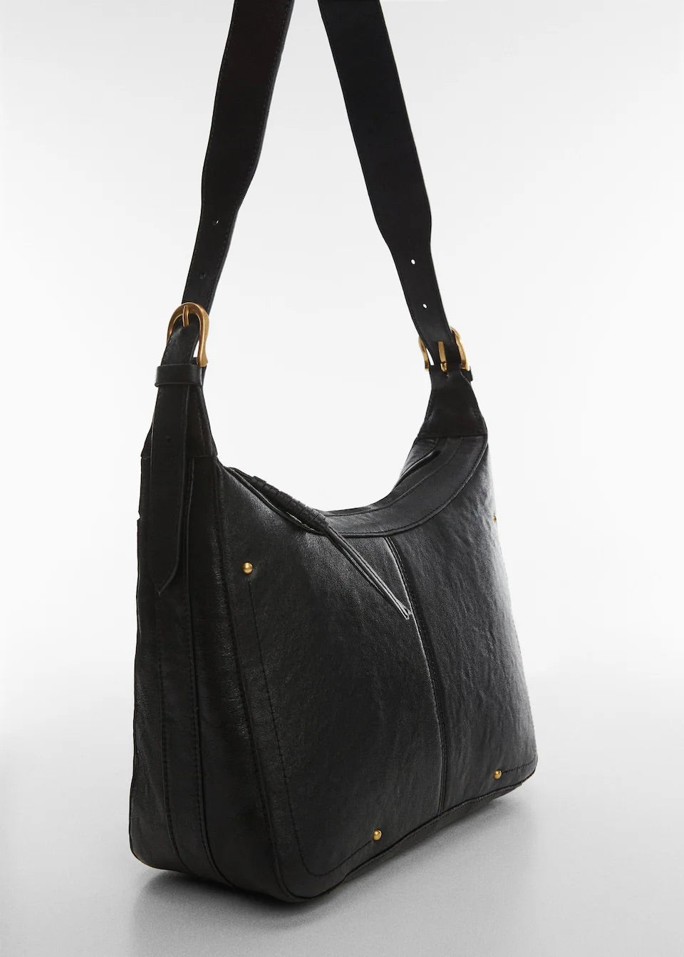 Leather shoulder bag