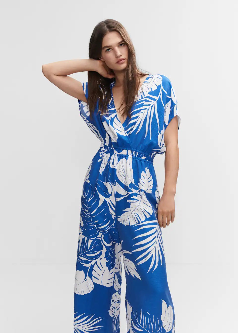 Tropical print jumpsuit