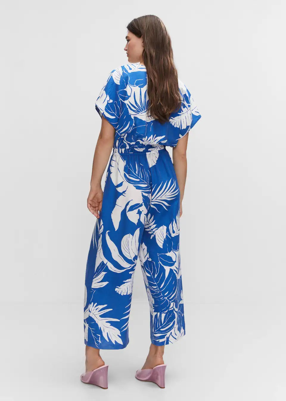 Tropical print jumpsuit