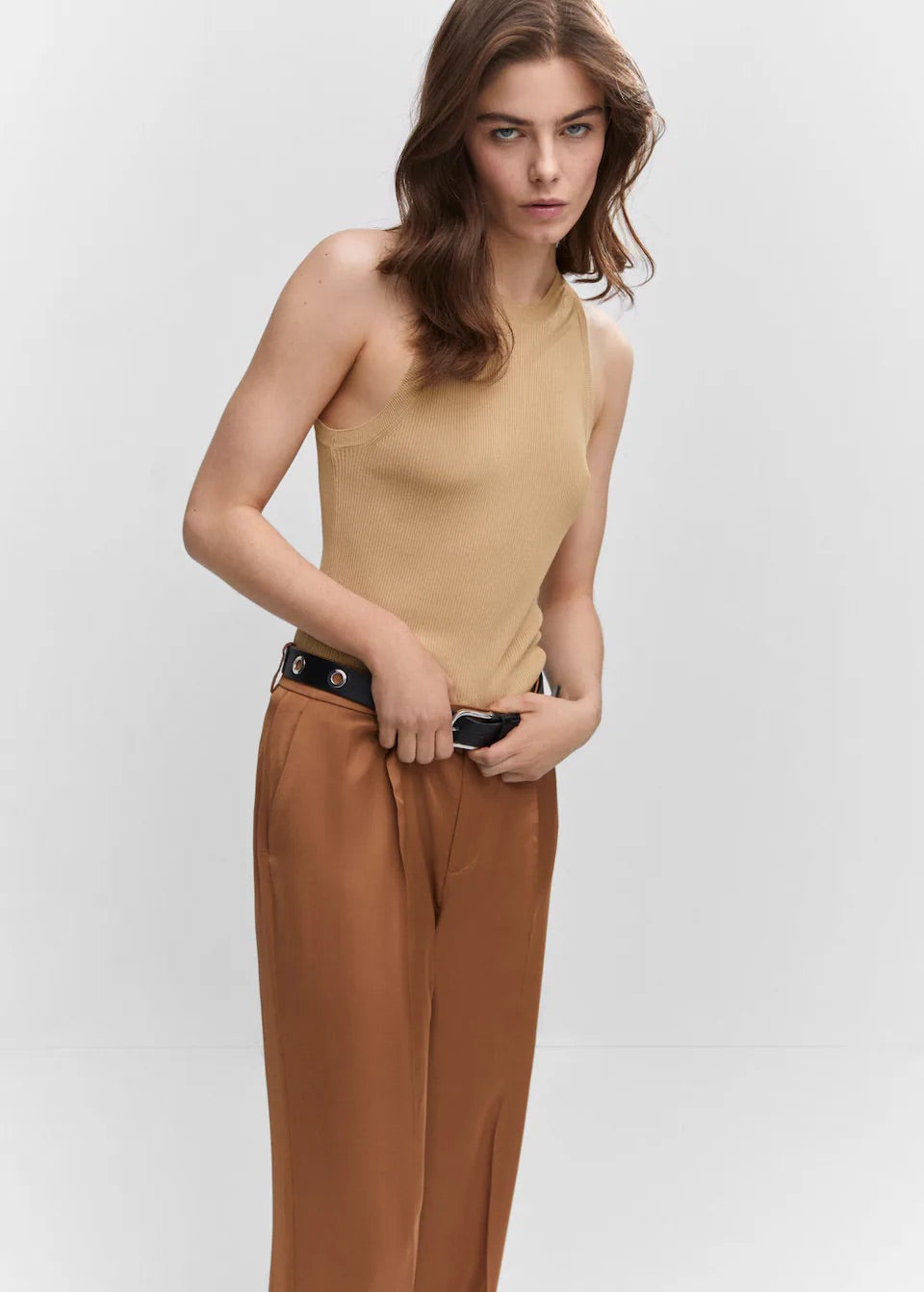 Ribbed knit top