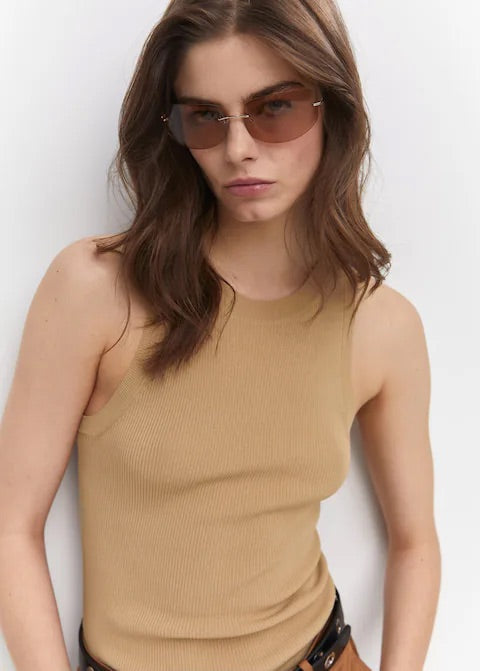 Ribbed knit top