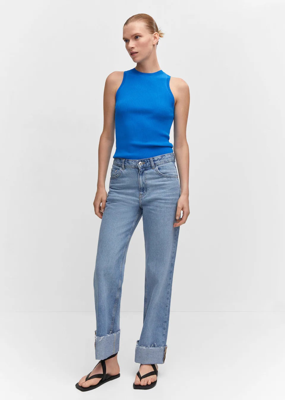 Ribbed knit top