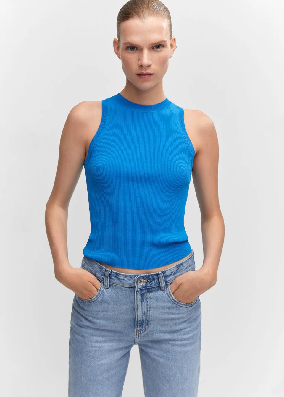 Ribbed knit top