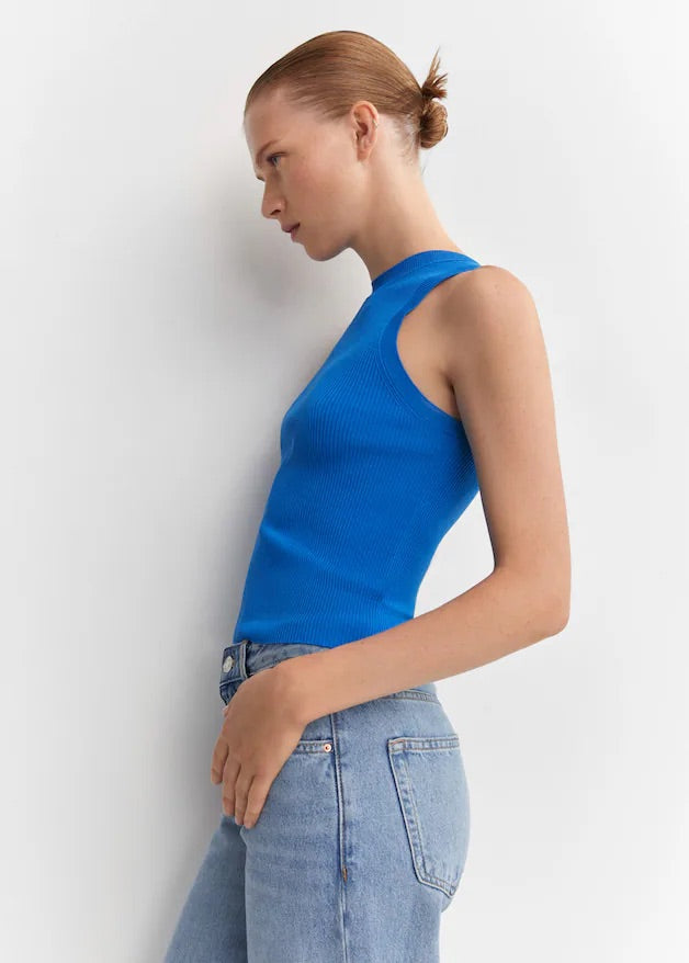 Ribbed knit top