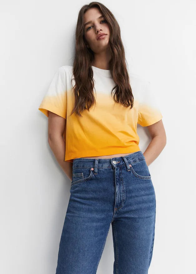 Cotton ombré t-shirt