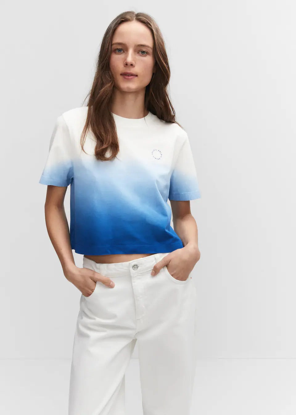 Cotton ombré t-shirt