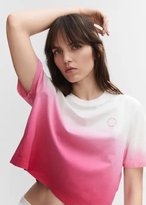 Cotton ombré t-shirt