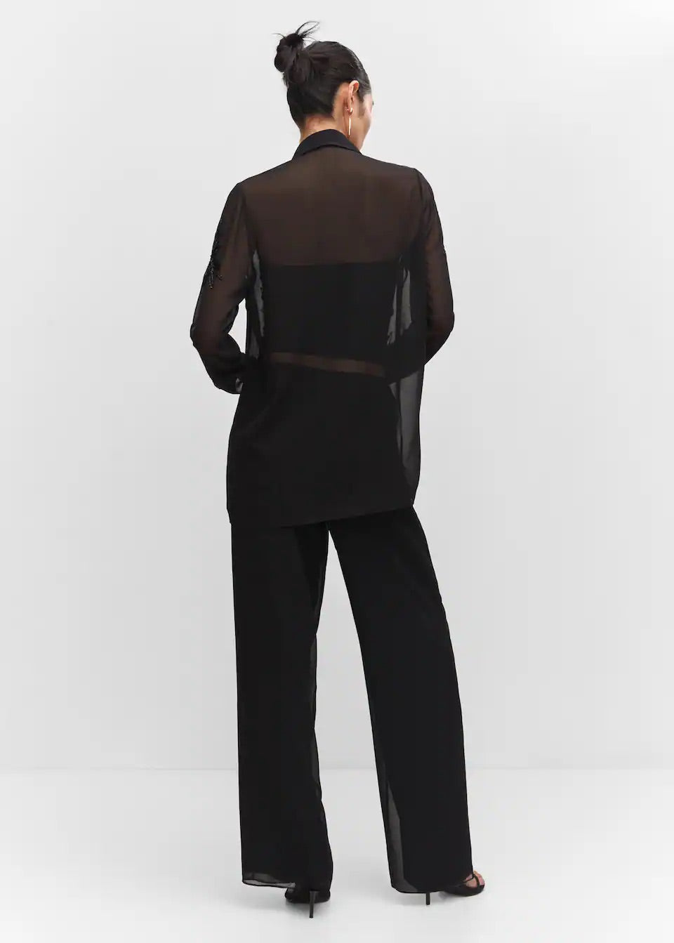 Shirt with bead detail