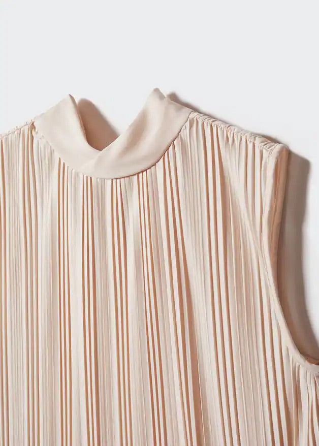 Pleated bow top