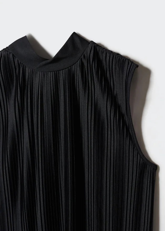 Pleated bow top