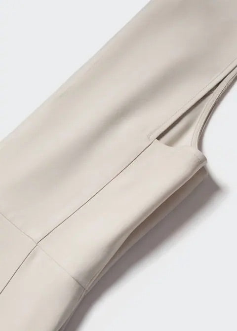 Cropped jumpsuit with straps