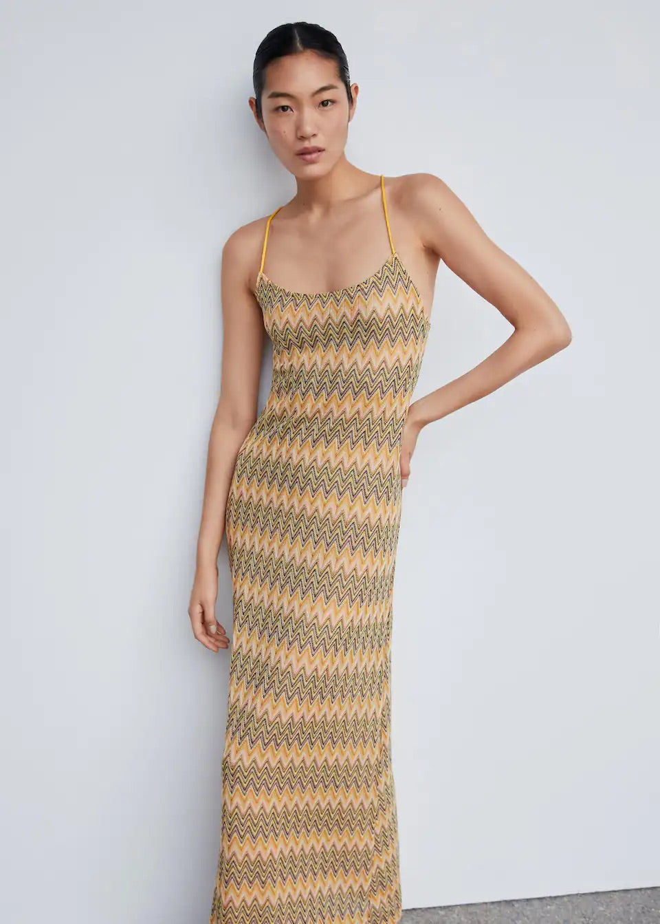 Geometric pattern dress