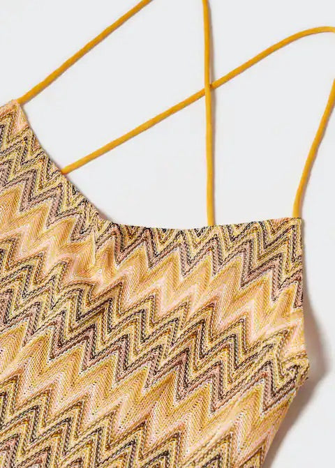 Geometric pattern dress