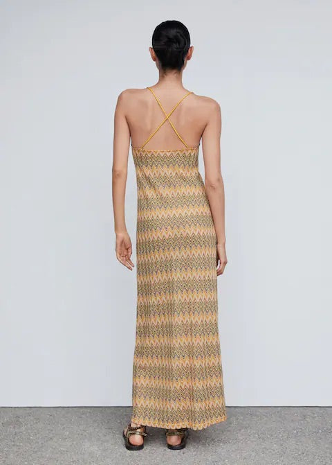 Geometric pattern dress