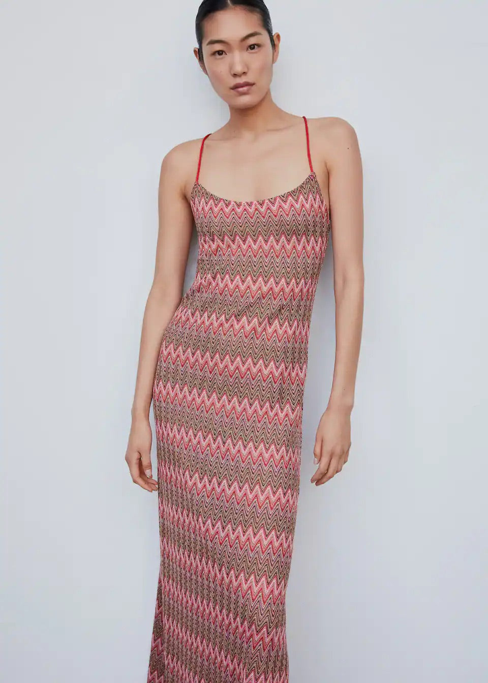 Geometric pattern dress