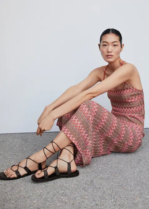 Geometric pattern dress