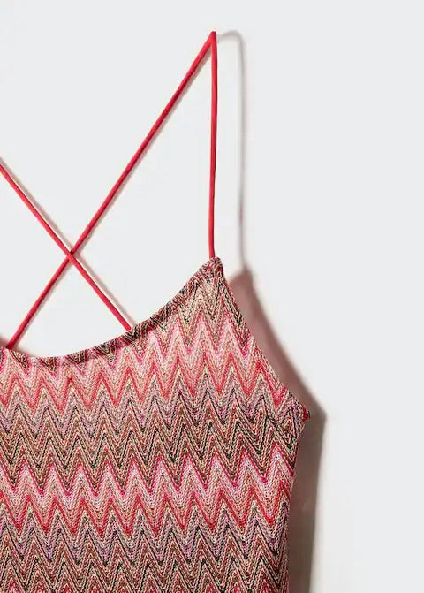 Geometric pattern dress
