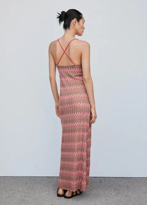 Geometric pattern dress