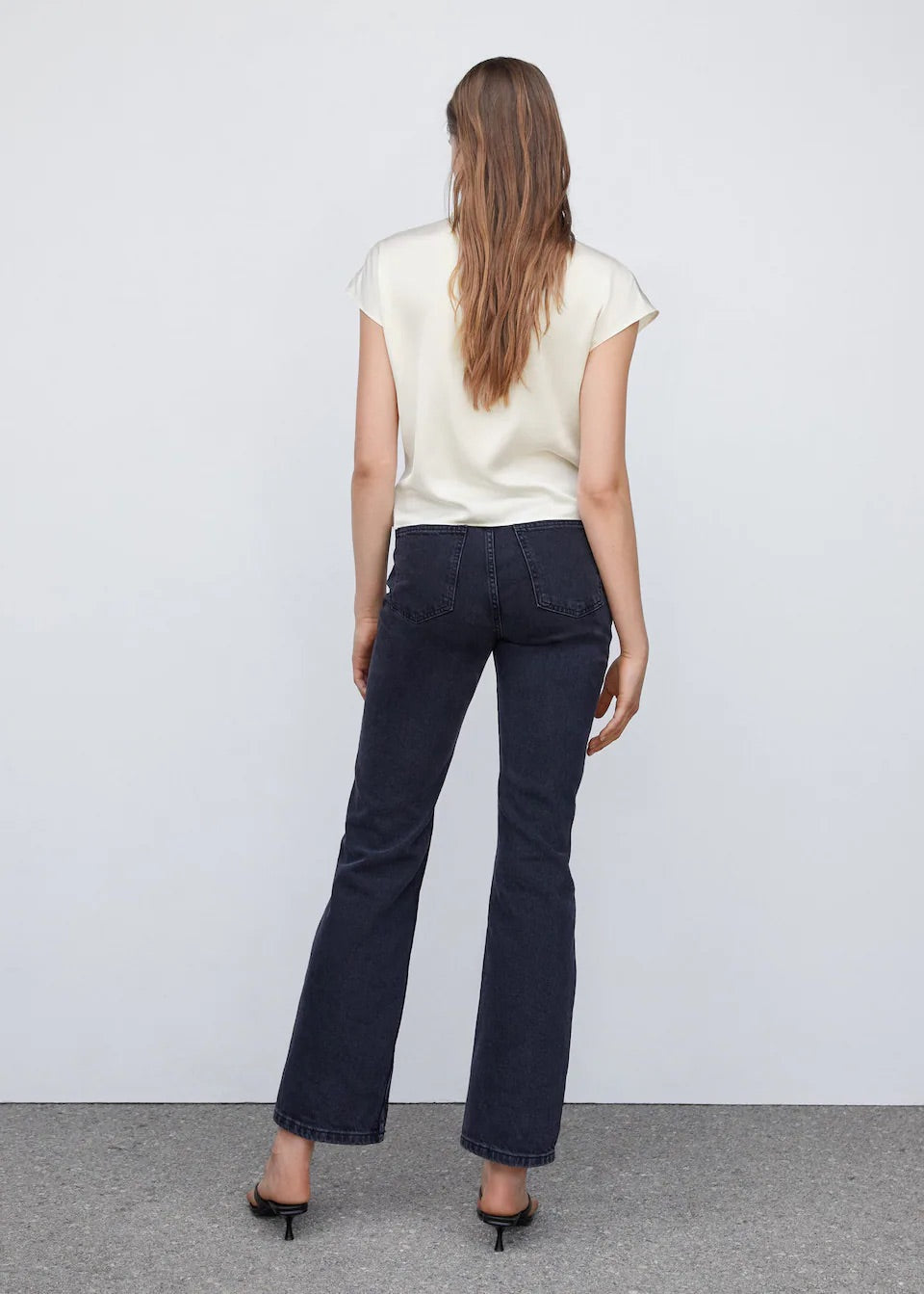Sleeveless crossover blouse