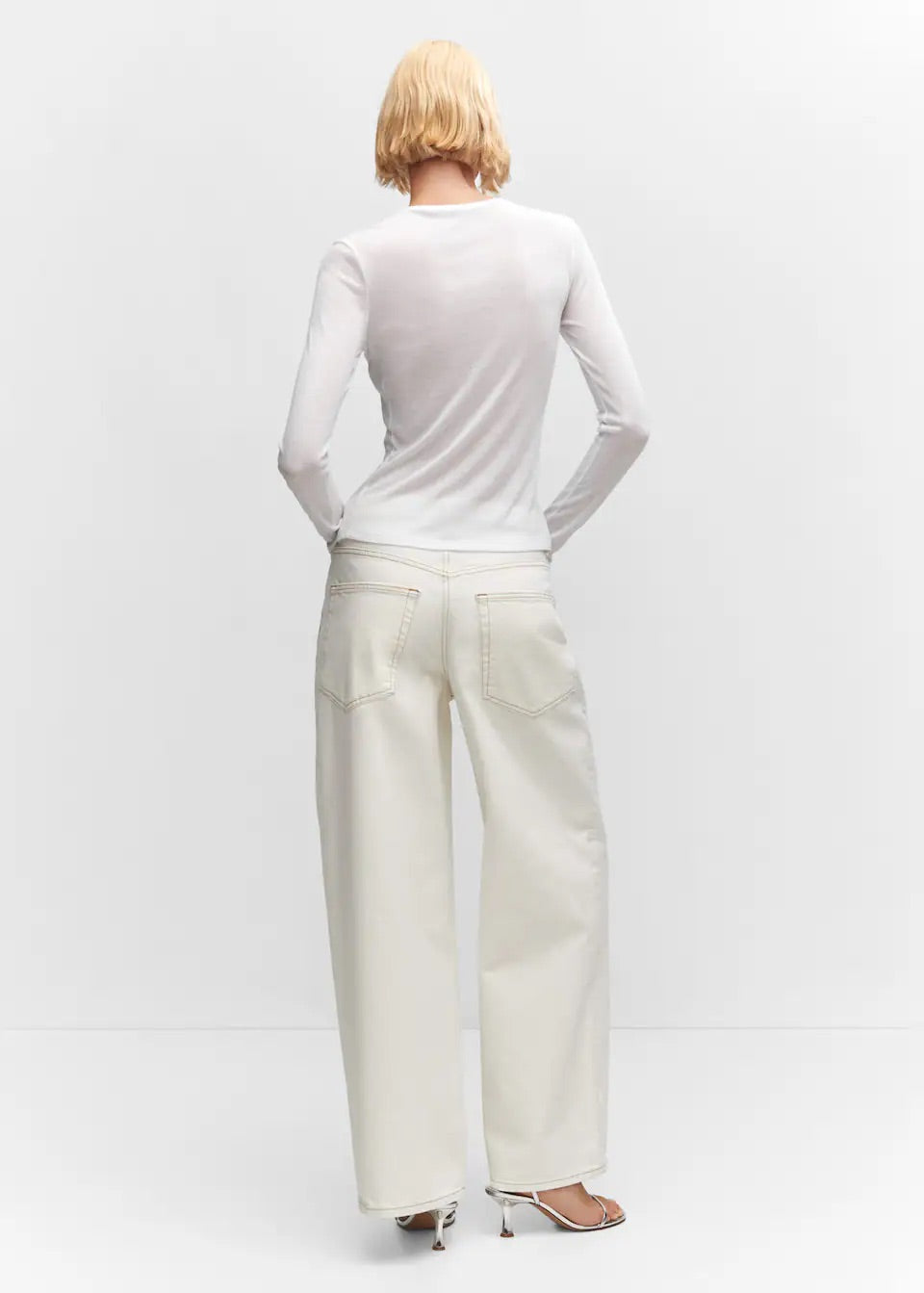 Long sleeve fitted T-shirt