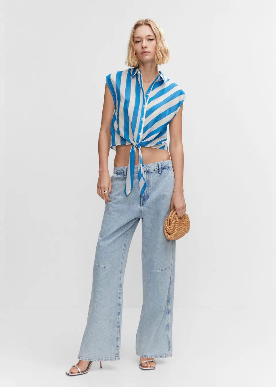 Bow printed shirt