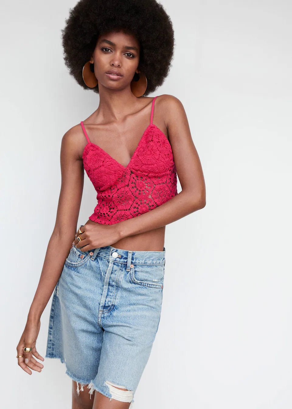 Crochet crop top